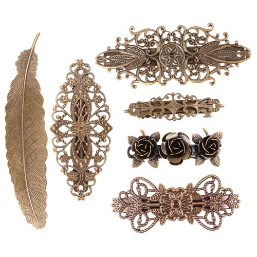IWOWHERO 6stücke Retro-haarnadeln Haarspangen Im Vintage-stil Kopfschmuck Aus Kupfer Für Frauen Mädchen Und Damen Haarschmuck Für Hochzeit Geburtstag Party Und Täglichen Gebrauch IWOWHERO 6stücke Retro-haarnadeln Haarspangen Im Vintage-stil Kopfschmuck Aus Kupfer Für Frauen Mädchen Und Damen Haarschmuck Für Hochzeit Geburtstag Party Und Täglichen Gebrauch von IWOWHERO