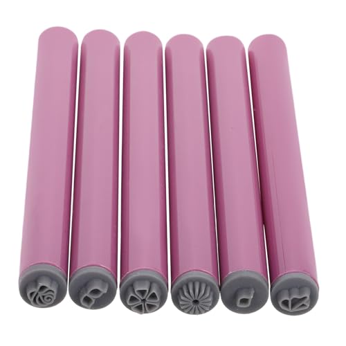 IWOWHERO 6stücke Teiliges Nail Art Stempel Blumenmustern Nageldesign Werkzeuge Für Kreative Nagelkunst Und Graffiti Für Anfänger Und Profis von IWOWHERO