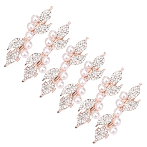 IWOWHERO 6stücke -haarspangen Mit Strass Und Perlen Haarclips Für Mädchen Vielseitige Haarschmuck-accessoires Für von IWOWHERO