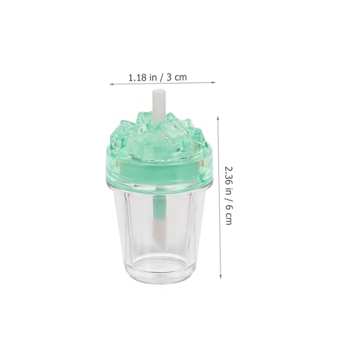 IWOWHERO 7 Stück Teiliges Transparente Lipgloss Tuben aus Sicherem Nachfüllbare Lippenbalsam Behälter Kreative DIY Lipgloss Flaschen für Frauen Langlebig und Sichtbar für Zufällige Farbe von IWOWHERO