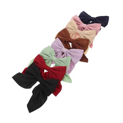 IWOWHERO 8 Stück Haarschleifen Für Mädchen Für Haarschmuck Mädchen Haarschmuck Für Frauen Schleifen Haarspangen Damen Satin Schleifen Clip von IWOWHERO