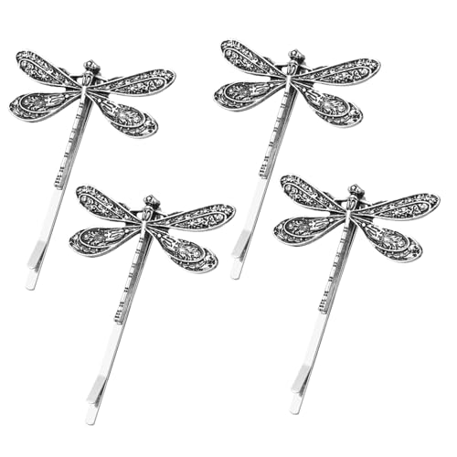 IWOWHERO 8stücke Retro Haarklammern Libellen-haarspangen Aus Metalllegierung Elegante Haaraccessoires Für Damen Und Mädchen Haarschmuck Für Besondere Anlässe von IWOWHERO