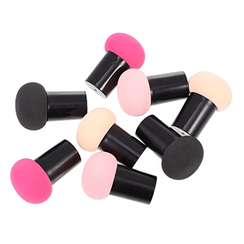 IWOWHERO 8 Stück Make up Puderquaste Pilzform Waschbar Für Lidschatten Und Foundation Hautfreundliches Material Für Mädchen Und Frauen von IWOWHERO