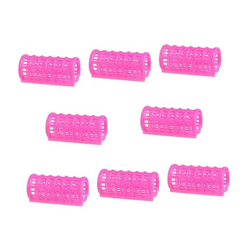 IWOWHERO 8stücke Haarspangen Set Doppellagige Selbsthaltende Kunststoff-haarspangen Lockenwickler Für Frauen Herren Und Junge Mädchen Mittlere Für Friseursalons Und Zuhause von IWOWHERO