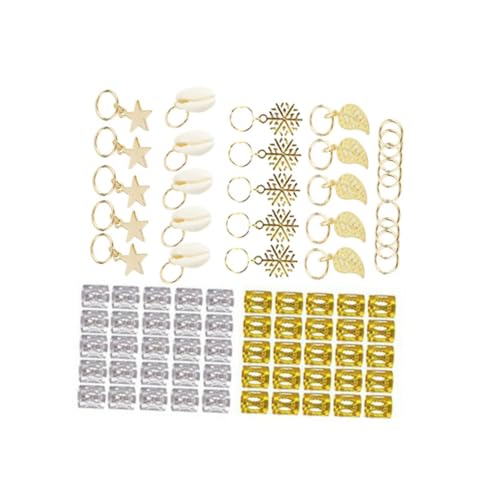 IWOWHERO 80stücke Haarschmuck Für Zöpfe Dreadlocks Haarzubehör Leicht Verformbar Für Festivals Und Partys Dekorative Haaraccessoires IWOWHERO 80stücke Haarschmuck Für Zöpfe Dreadlocks Haarzubehör Leicht Verformbar Für Festivals Und Partys Dekorative Haaraccessoires von IWOWHERO