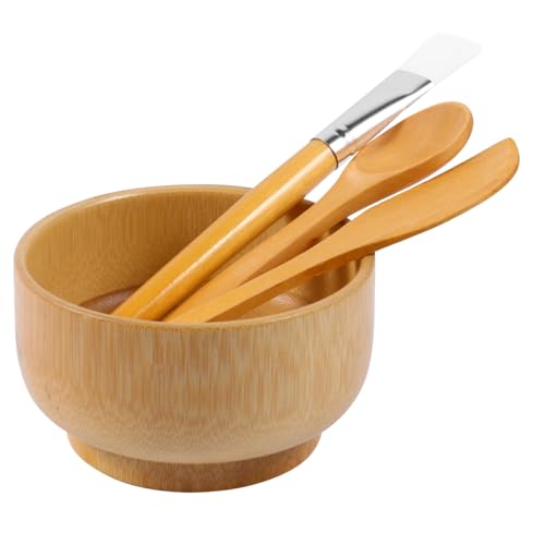 IWOWHERO 8stücke Teiliges Gesichtsmaske Set Spatel Pinsel Und Löffel Für Natürliche Wiederverwendbar Für Hautpflege Zu Hause von IWOWHERO