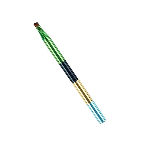 IWOWHERO Vielseitiger Kosmetikpinsel Mit Abnehmbarer Spitzentasche Vier Verschiedenen Pinselköpfen Für Lidschatten Augenbrauen Und Lippen Hochwertiges Nylonmaterial Leicht Zu von IWOWHERO