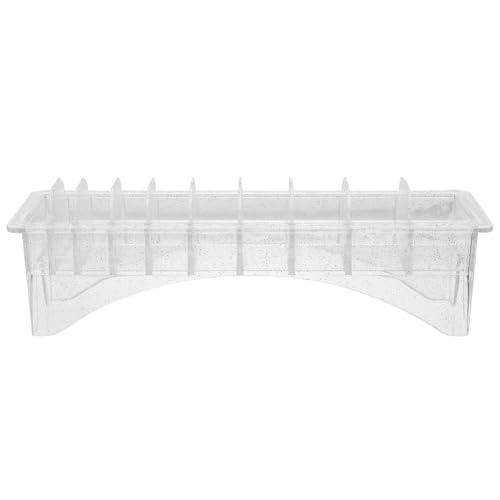 IWOWHERO Clipper Guard Halter Aufbewahrungsbox Fächer Haarclipper Kamm Organizer Kunststoff Friseur Werkzeug Ablage für Haarschneidemaschinen Zubehör von IWOWHERO
