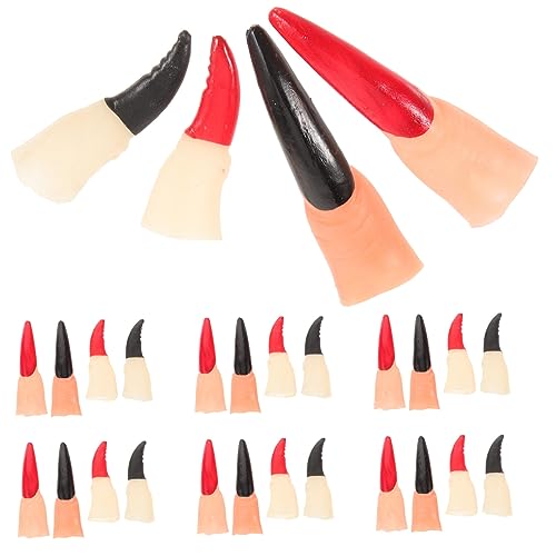IWOWHERO 40stücke Teiliges Halloween Witch Fingers Cosplay-finger Für Gruselpartys Und Halloween-dekoration Für Kostüme Und Schaurige Auftritte von IWOWHERO