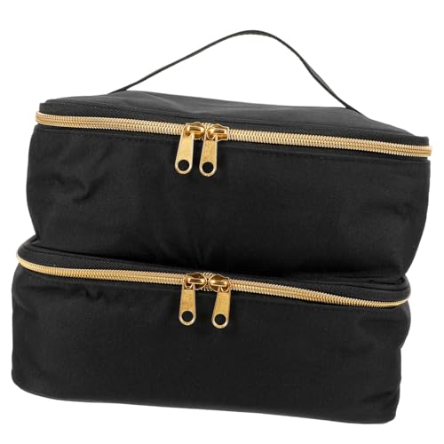 IWOWHERO Doppelschicht Nagellackbeutel für Flaschen Tragbarer Nagellack Organizer für Unterwegs von IWOWHERO