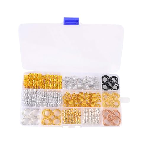 IWOWHERO 1satz Dreadlocks Haarschmuck Für Flechtfrisuren Langlebige Haarringe Für Frauen Und Männer Für Partys Und Festivals von IWOWHERO