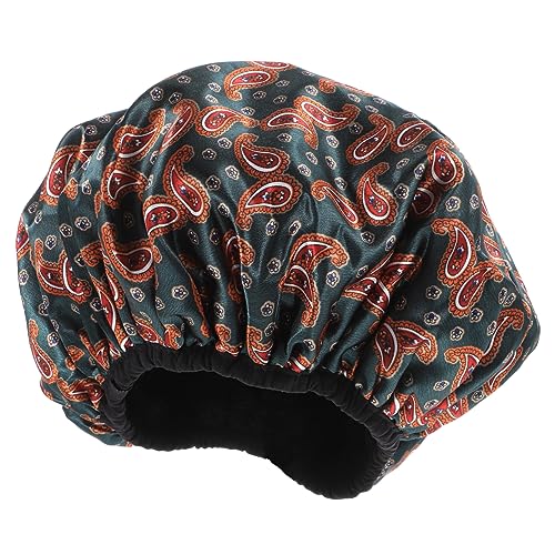 IWOWHERO Wasserdichte Duschhaube Für Damen Atmungsaktive Strapazierfähige Badekappe Mit Elegantem Design Für Langes Und Kurzes Haar Für Reisen Und Familienausflüge von IWOWHERO