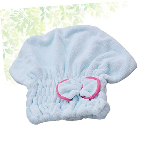 IWOWHERO Duschhaube Zum Haaretrocknen Weiches Fleece-material Schnell Trocknendes Handtuch Wickelhut Für Reisen Mit Leichtem von IWOWHERO