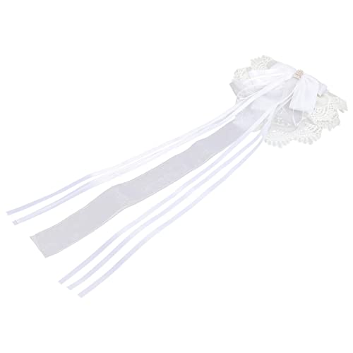 IWOWHERO Haarschmuck Oversize Schleife Mit Spitzen-detail Haarspange Für Mädchen Stilvolle Haarklammer Für Jeden Anlass Für Hochzeiten Und Partys von IWOWHERO