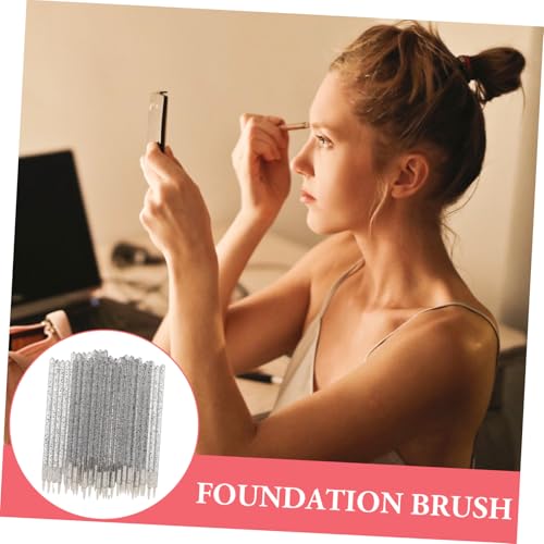 IWOWHERO Feiner Kleiner Einweg eyeliner pinsel mit Farbigem Kristallgriff Multifunktional für Lidstrich Lidschatten und Lippenkontur Leicht und Reisefreundlich für Präzises Beauty make up von IWOWHERO