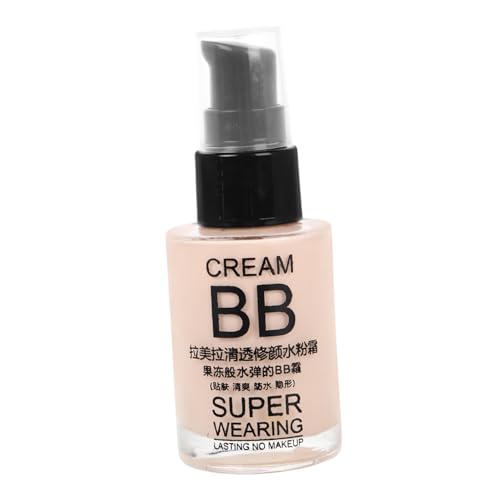 IWOWHERO Feuchtigkeitsspendende flüssige Foundation mit Farbwechsel deckende Creme für Hauttypen langanhaltende Make up Basis und Concealer schützt und pflegt die Haut 1001 1# von IWOWHERO
