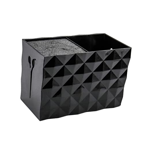 IWOWHERO 1stück Scherenhalter Für Friseure Schwarze Rutschfeste Aufbewahrungsbox Für Haarschneidewerkzeuge Organizer Für Haarscheren Kämme Und Clips Für Salons Und Zuhause von IWOWHERO