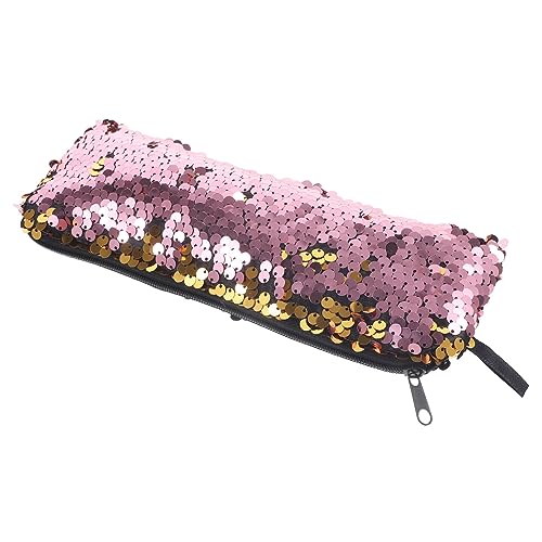 IWOWHERO Glitzer Kosmetiktasche Damen Handtasche Groß Fassungsvermögen Polyester Schminktasche Tragbar Reise Kulturbeutel Modisch Elegant Leicht zu Reinigen von IWOWHERO