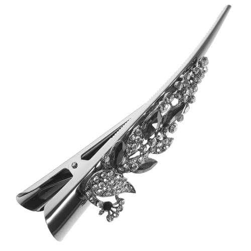 IWOWHERO Große Vintage Kristall Haarklammer Alligator Clip mit Funkelnden Strasssteinen Eleganter Haarspange für Damen Vielseitig für Dickes Dünnes Glattes oder Lockiges Haar Party von IWOWHERO