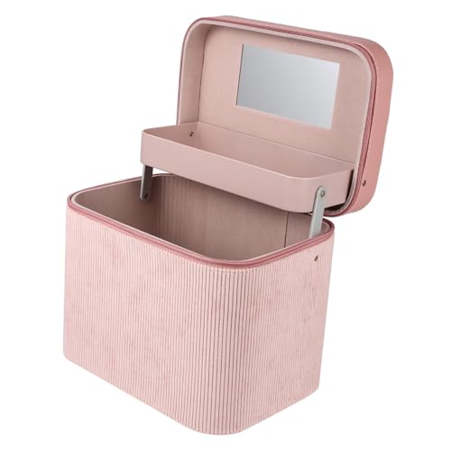 IWOWHERO Großer Make up Koffer Damen Tragbarer Kosmetik Organizer mit Spiegel Leichtes Langlebiges Material Handgepäck für Reisen und Zuhause IWOWHERO Großer Make up Koffer Damen Tragbarer Kosmetik Organizer mit Spiegel Leichtes Langlebiges Material Handgepäck für Reisen und Zuhause von IWOWHERO
