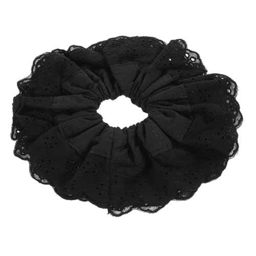 IWOWHERO Haargummis Weiche Große Elastische Kleine Scrunchie- Für Mädchen Aus Spitze Romantisch Stoff Fräulein Elastische Haargummis von IWOWHERO