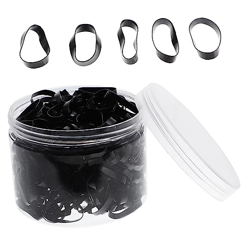 IWOWHERO 500stücke Haargummis Für Damen Und Mädchen Elastische Gummibänder Für Dickes Und Dünnes Haar Elastisch Für Hochsteckfrisuren Zöpfe Und Kreative Frisuren von IWOWHERO