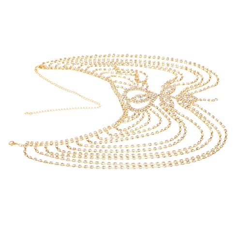 IWOWHERO Elegantes Damen-stirnband Mit Kette Im Ethno-stil Strass-haarband Für Mehrlagigen Kopfschmuck von IWOWHERO