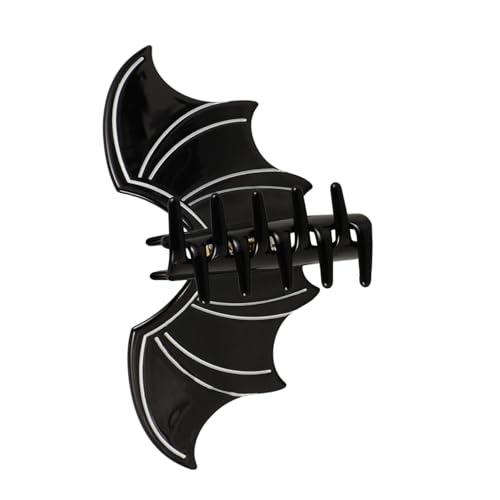 IWOWHERO Haarklammer Bat Design Rutschfest Haarspange für Dickes und Langes Haar Damen Mädchen Eleganter Haarschmuck Auffällige Farbgestaltung Vielseitige Klammer für Alltag und Party von IWOWHERO