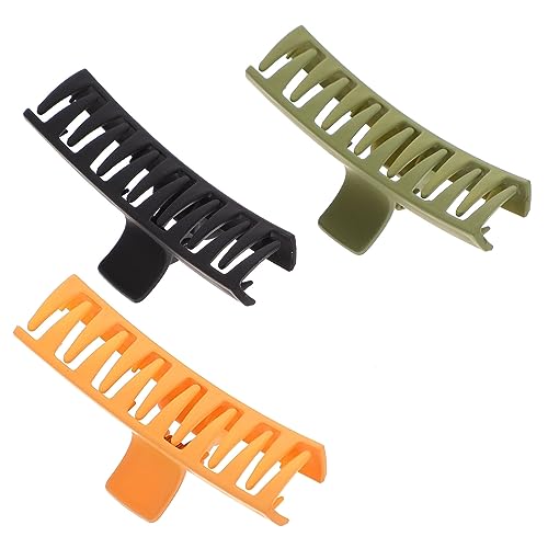 IWOWHERO 3stücke Großes Haarklammern Für Damen Rutschfeste Haarspangen Aus Hochwertigem Acryl Für Dickes Und Normales Haar Für Bad Küche Und Mehr von IWOWHERO