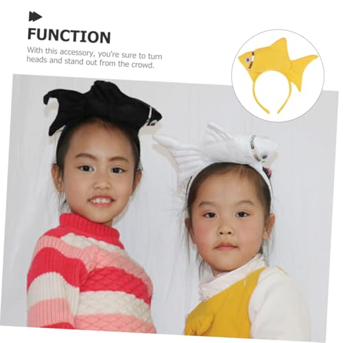 IWOWHERO Haarreif Fisch Cartoon Motiv Haarband für Party Dekoration Verstellbar Bequem Langlebig Passend für Mädchen Geburtstag Feier Zufällige Farbe Zufällige Farbe von IWOWHERO