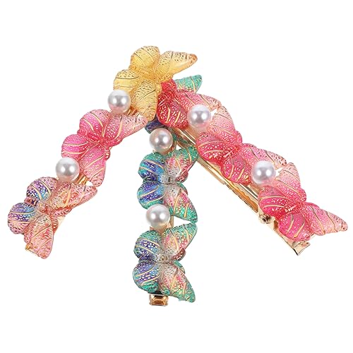 IWOWHERO 3stücke Schmetterlings-haarspangen Für Mädchen Metall-haarschmuck Mit Schmetterlings-design Haarnadeln Für Cosplay Geburtstage Und Alltag Langlebig Und Verarbeitet von IWOWHERO