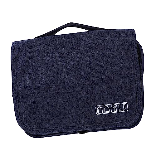 IWOWHERO Faltbare Make-up-Tasche Aus Reise-kulturtasche Mit Reißverschluss Tragbarer Kosmetik-Organizer Für Damen Als Kulturbeutel Oder Aufbewahrungstasche Geeignet Für Reisen Camping von IWOWHERO