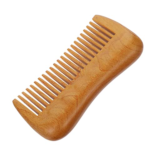 IWOWHERO Holzkamm Feinzahn Massagekamm Aus Buchsbaum Für Mädchen Antistatisch Dichtzahnkamm Langlebiges Material Haarpflegekamm Durchblutungsförderung von IWOWHERO