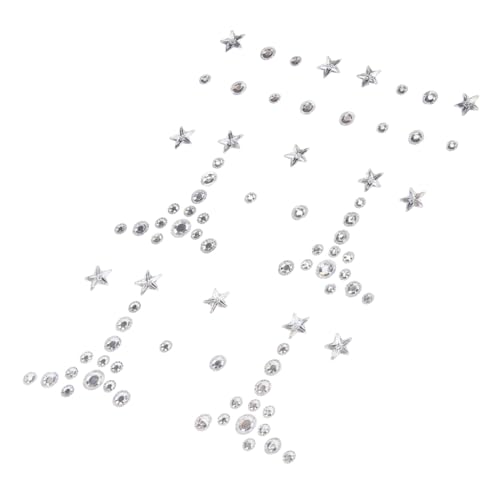 IWOWHERO Juwelen Zum Selbstklebende Edelstein-aufkleber in Tränenoptik Für Festivals Und Events von IWOWHERO