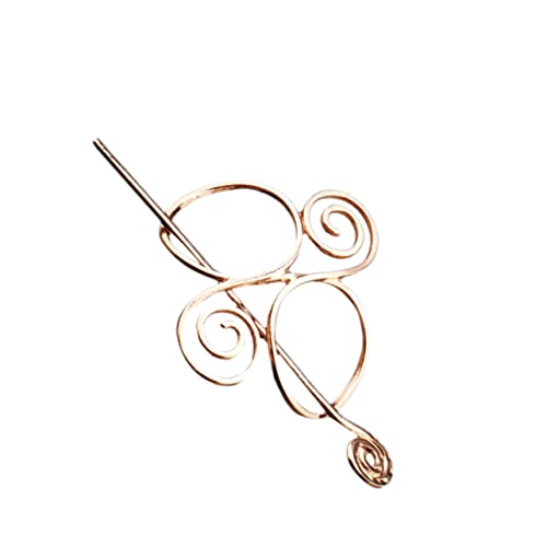 IWOWHERO Keltische Haarnadeln Aus Legierung Vintage Wikinger Haarspangen Pferdeschwanzhalter Haarschmuck Für Damen Und Herren von IWOWHERO