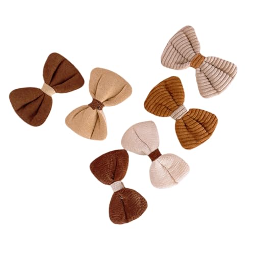 IWOWHERO 6stücke Kreative Haarschleifen Clips Für Mädchen Große Haarschmuck Schleifenclips Für Kleinkinder Krokodilklemmen Haarspangen Zubehör von IWOWHERO