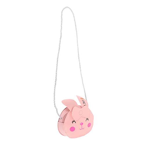 IWOWHERO Kindertaschen Blumenmädchen Geldbörse Mini-Kinder Umhängetasche Mit Tiermotiv Cartoon-Tasche Kinderhandtasche Baby Single-umhängetasche Brieftasche Kleinkind Münze Pu-Leder Drucken von IWOWHERO