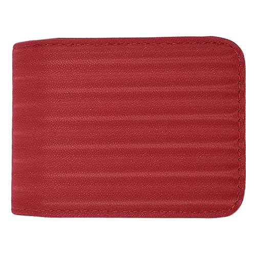 IWOWHERO Kleiner Lippenstift Tasche Mit Spiegel Tragbare Lippenstift Aufbewahrung Kompakte Geldbörse Für Damen Stilvolles Design in Rot Für Reisen Und Geschenke von IWOWHERO