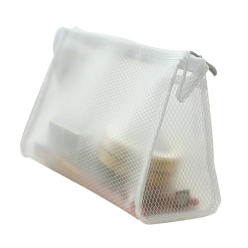 IWOWHERO 1stück Eva wasserdichte Mesh Kosmetiktasche Tragbare Make-up Aufbewahrungstasche Mit Reißverschluss Multifunktionale Reise-Organizer-Tasche Dreieck Für Kosmetik Und Mehr von IWOWHERO