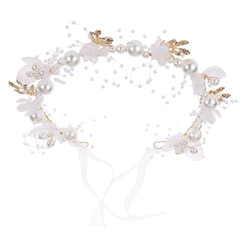 IWOWHERO Blumenmädchen-stirnband Blumen-stirnband Für Blumenmädchen Heiratsantrag Mädchen Geburtstagsparty Kopfschmuck Haar-accessoires von IWOWHERO