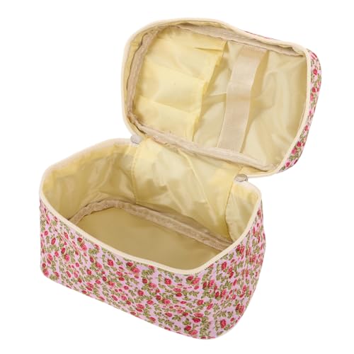 IWOWHERO Reise-Make-up-etui Mit Fächern Kulturbeutel Aus Polyester Kosmetiktasche Für Damen Mit Großem Stauraum Tragbare Aufbewahrungstasche Zum Organisieren Für Reisen Und von IWOWHERO