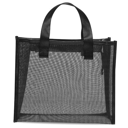 IWOWHERO Nylon Mesh Kosmetiktasche Für Damen Multifunktionale Make-up Und Toilettentasche Leicht Und Tragbar Atmungsaktiv Mit Einfachem Design Für Und Alltagsgebrauch von IWOWHERO