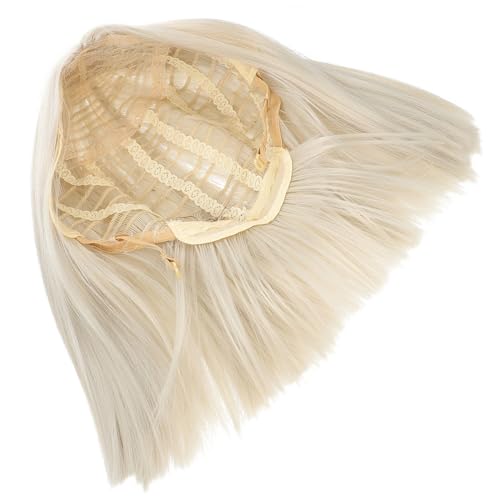 IWOWHERO Bob-Perücke für Frauen kurze glatte Bob-Perücke Damenperücken Nachtclub-Party-Perücke Cosplay-Haarperücke von IWOWHERO