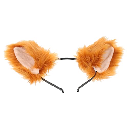 IWOWHERO Kuscheliges Fuchs Ohren Stirnband Niedliches Cosplay Haaraccessoire Für Kostümpartys Karneval Weihnachten Und Geburtstagsfeiern von IWOWHERO