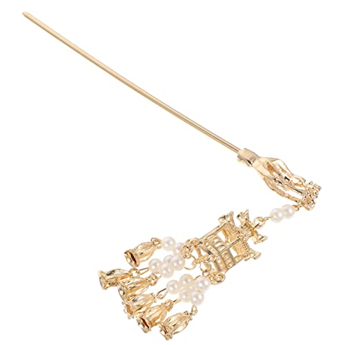 IWOWHERO Langer Haarnadel Aus Perlen Chinesische Haarstäbchen Für Elegante Haarknoten Für Festliche Anlässe Und Alltagsstylings Dekorative Accessoires Für Damen von IWOWHERO