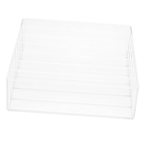 IWOWHERO Lidschatten Organizer Transparent Kosmetik Aufbewahrung Für Schminktisch Für Lippenstifte Nagellack Und Pinsel Praktischer Beauty Container Ordentlichen Aufbewahrung von IWOWHERO