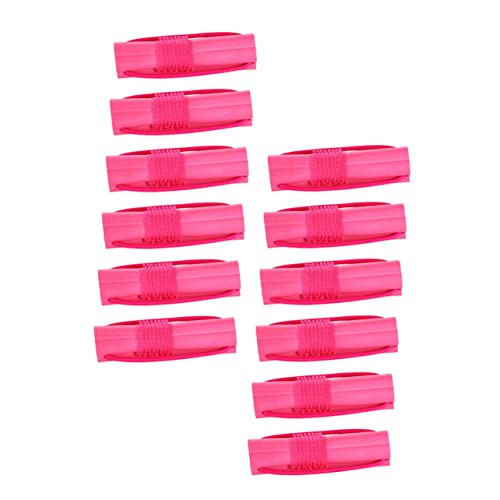 IWOWHERO Lockenwickler mit Selbstgriff 12er-Pack Lockenwickler-Tools Friseur-Lockenwickler für nasses/trockenes Haar Lockenwickler-Tools für Mädchen und Frauen Volumen-Lockenwickler von IWOWHERO