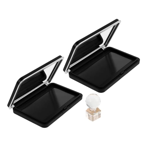 IWOWHERO Magnetische Nachfüllbare Kosmetikpalette mit Spiegel Leerer Makeup Palette für Lippenfarbe Lidschatten und Highlighter DIY Schminkbox mit Praktischem Aufbewahrungs Organizer von IWOWHERO