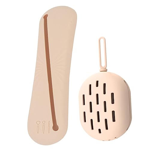 IWOWHERO Make-up-pinselhalter Aus Silikon Tragbarer Kosmetikpinsel-Organizer Pinsel-Aufbewahrungstasche Für Reisen Mit Raum Für Make-up-Tools Und Kosmetikschwämme Leicht Und Langlebig von IWOWHERO