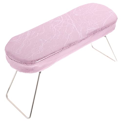 IWOWHERO Maniküre Handstütze Mit Kissen Komfortable Nagelkunst Armauflage Für Professionelle Anwendungen Im Nagelstudio Gestreift Handlich Und Praktisch Für Maniküre von IWOWHERO